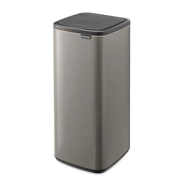 Šedý dotykový ocelový odpadkový koš 30 l Bo Touch – Brabantia
