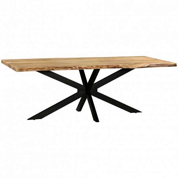 P & B JÍDELNÍ STŮL, akácie, černá, barvy akácie, 220/100/76 cm