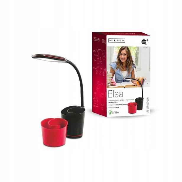 Led stolní lampa s příslušenstvím Stolní lampa s organizérem Nilsen