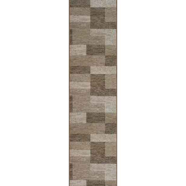 Protiskluzový běhoun na míru Icona 39, šíře 100 cm, hnědá, chodba / předsíň, Associated Weavers