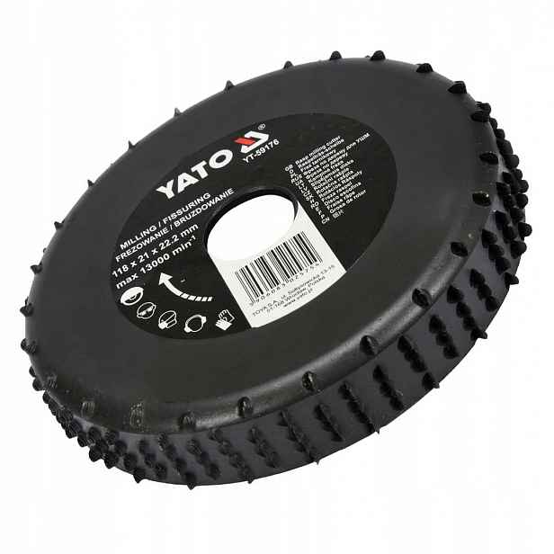 Řezací fréza 118 mm na dřevo Yato YT-59176