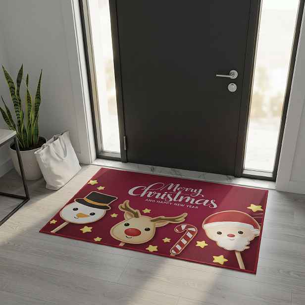 Vánoční rohožka - předložka CHRISTMAS TIME motiv VII. 60x90 cm Mybesthome