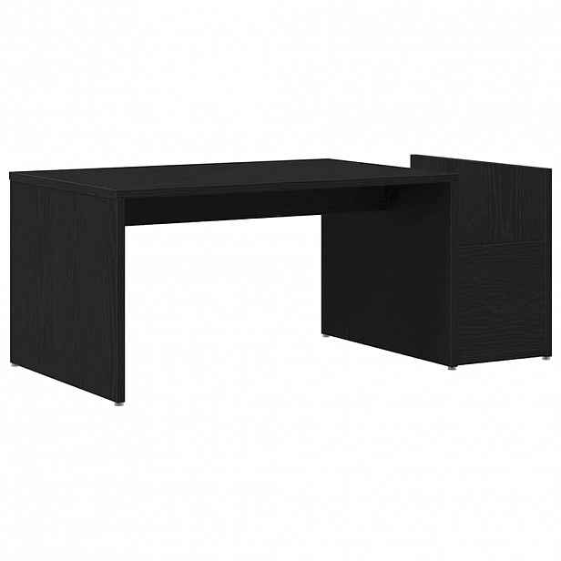 vidaXL Konferenční stolek Černý dub 90 x 45 x 35 cm Kompozitní dřevo