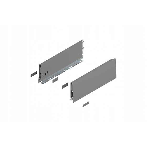 Blum 470K3502S Bok Merivobox, výška K (129 mm) 350 mm, šedá matná barva