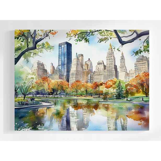 Obraz Na Plátně Canvas Město Nyc New York Manhattan Central Park 80x60