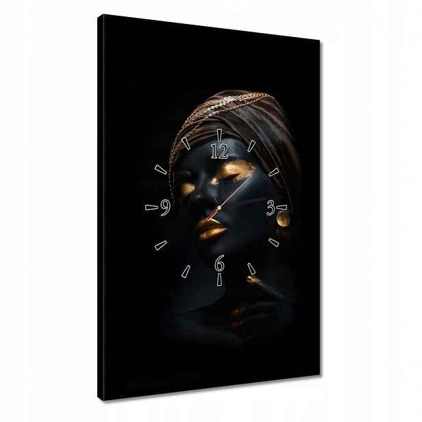 Hodiny 40x60 Zlatý Make-up