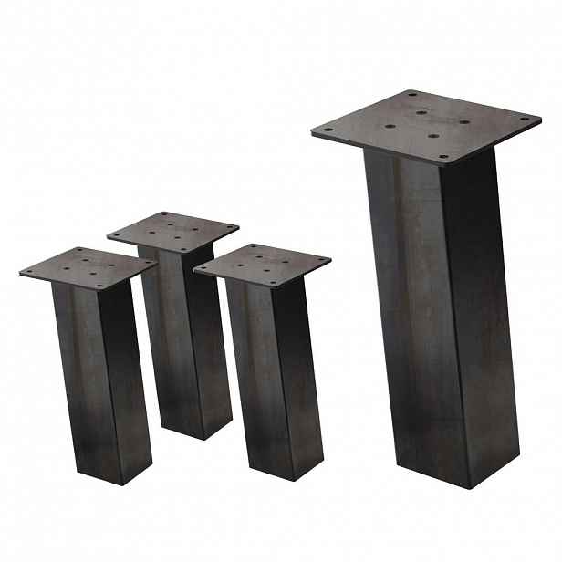 ML-DESIGN STOLOVÉ NOHY, sada 4 ks, design I-96GRAD, výška 30 cm, průmyslový styl, 8 x 8 cm