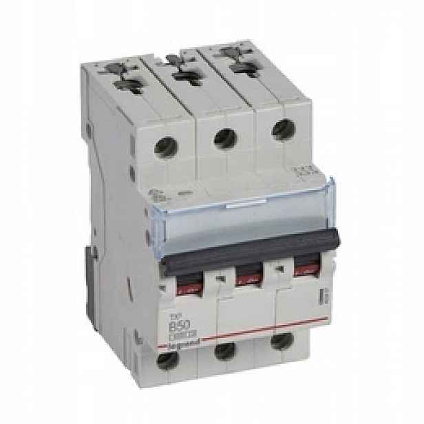 Nadproudový Spínač S 303 3P B 50A 6000A Řady Tx³ Legrand 403407