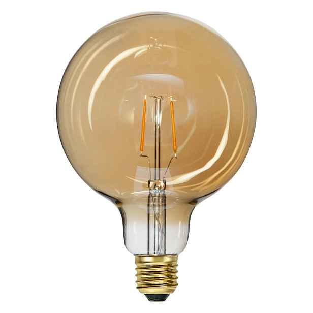 Teplá LED filamentová žárovka E27, 1 W Vintage Gold – Star Trading