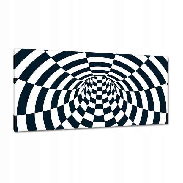 Obrazy 115x55 Abstrackja černobílá