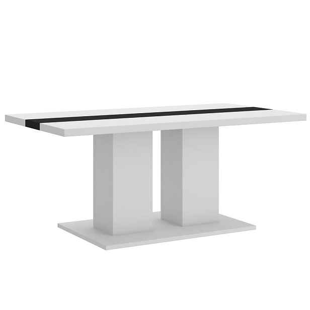 MASSENO KONFERENČNÍ STOLEK CASTELLA, 110/52,7/60 cm, bílý