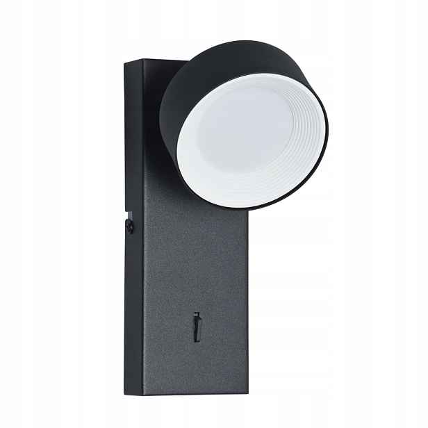 Nástěnné svítidlo Italux Fonten Led 1.8W černé pískované, IP20, moderní