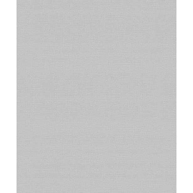 Šedá tapeta imitace plátěné tkaniny 10,05 m x 106,00 cm tapety