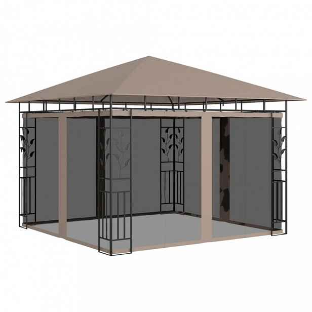Zahradní altán s moskytiérou 3 x 3 m Dekorhome