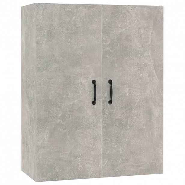 vidaXL Závěsná skříňka betonově šedá 69,5x34x90 cm kompozitní dřevo