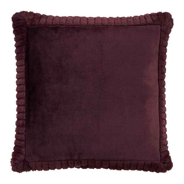 Dekorační polštář z mikroplyše 55x55 cm Velvet and Faux Fur – Catherine Lansfield