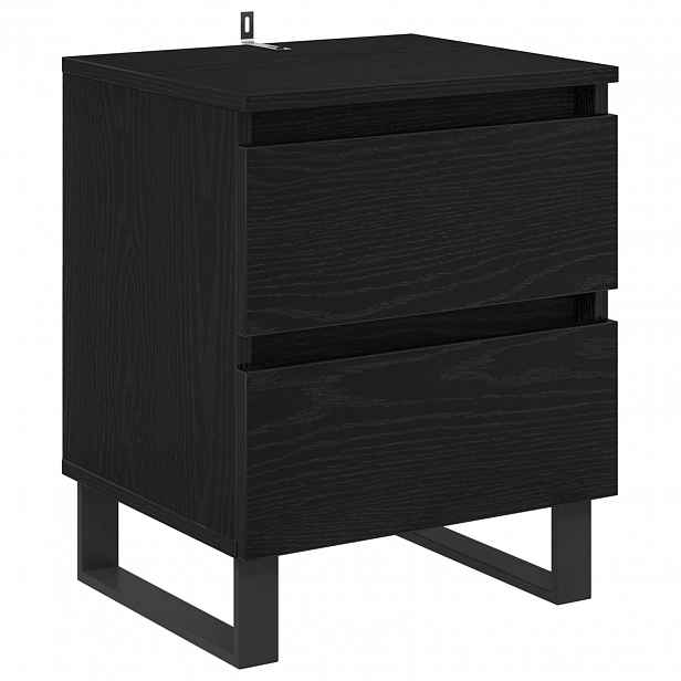 vidaXL Noční skříňka Černý dub 40 x 35 x 50 cm Kompozitní dřevo