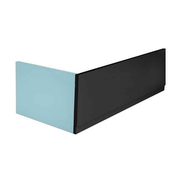 Polysan PLAIN panel čelní 170x59cm; černá mat; pravý