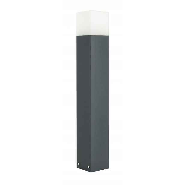 Su-ma Osvětlovací sloupek Cube 70 cm E27 IP44 tmavě šedý