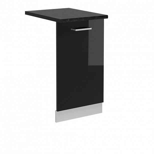 Vicco ČELNÍ PANEL MYČKY R-Line Černý vysoký lesk 45 cm , PD Antracit