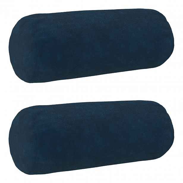 vidaXL Povlak na polštář 2 pcs HEERLEN Modrá Ø 15 x 40 cm