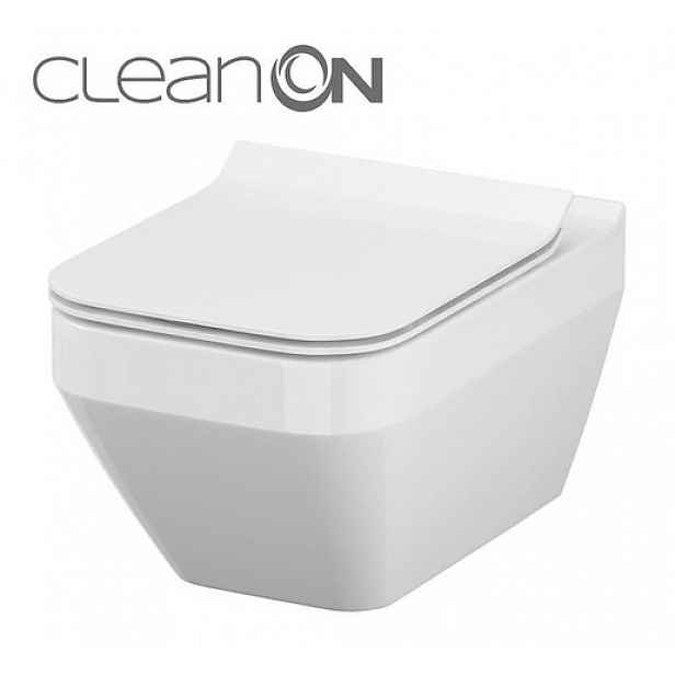 Wc s prkénkem softclose závěsné Cersanit Crea zadní odpad S701-213