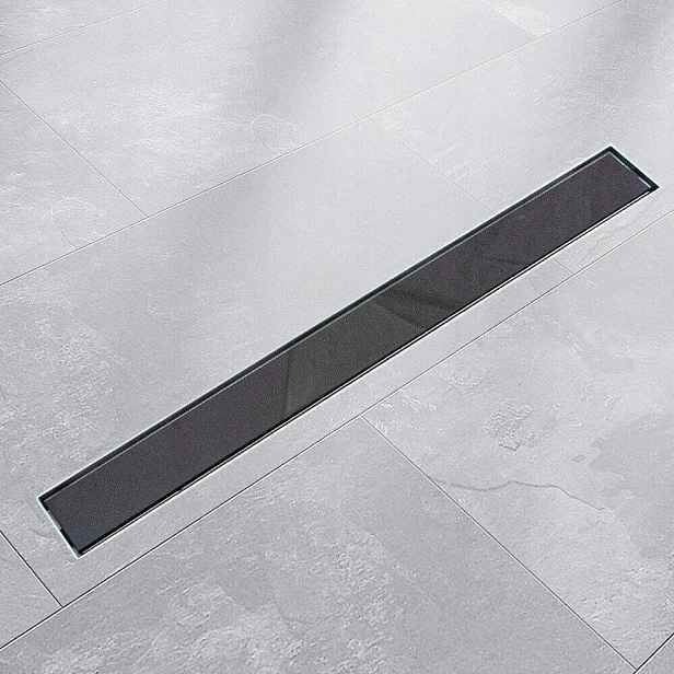 Lineární odvodnění 100 cm pro sprchu ocel Inox nízký sifon 35 l/min
