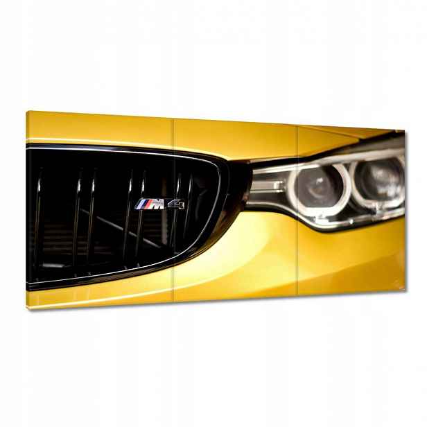 Obrazy 120x60 Žluté Bmw