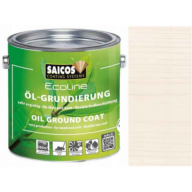 Saicos MultiTop Podkladový olej Bílý 3408 2,5L