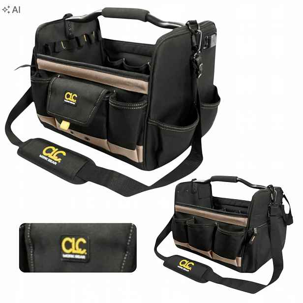 Taška na nářadí pro elektrikáře otevřená CLC Tool Box medium