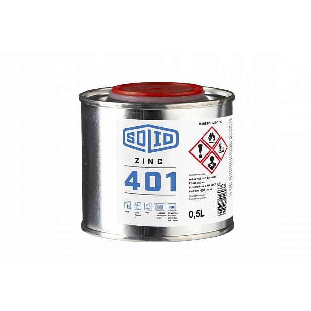 Barva barva pozink za studena šedá metalická galvanizace 0,5L