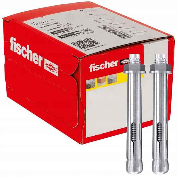 Fischer Objímková kotva Fsl 12/81 B (12 x 138) z galvanizované pozinkované oceli 20 Ks