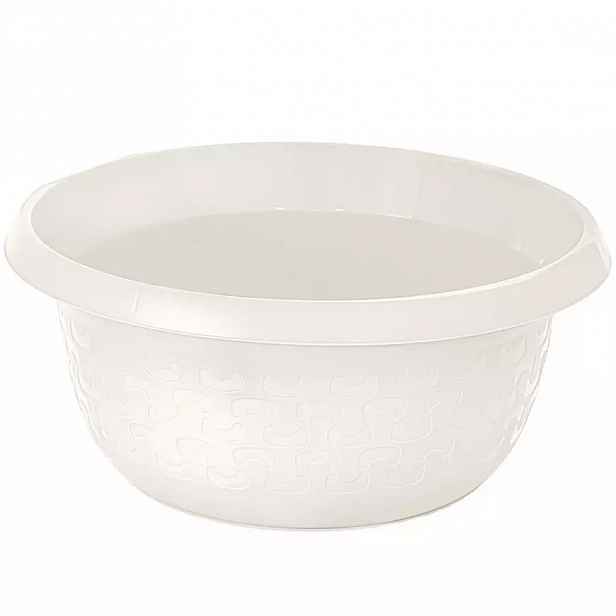 Miska kulatá Cotton 8l bílá antik