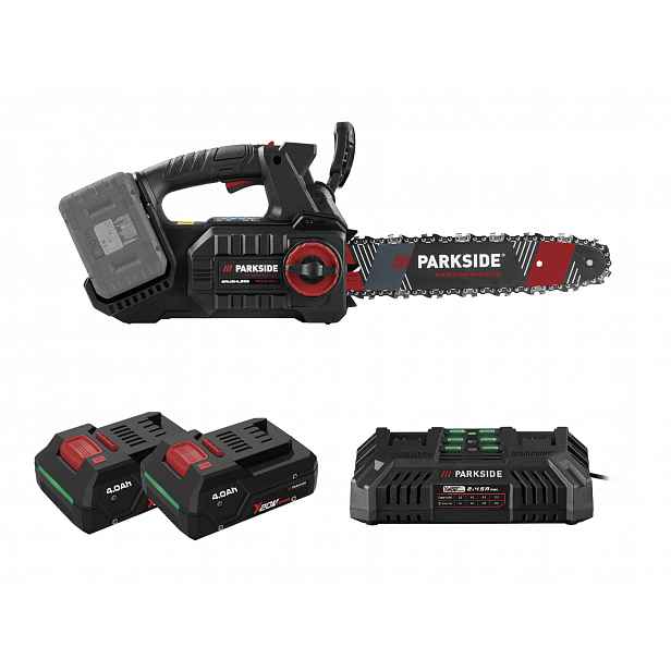 Parkside Performance® Aku prořezávací pila Ppaks 40-Li B2, 2x Smart 4 Ah