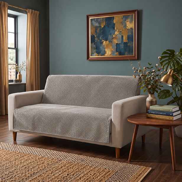 Přehoz na sedačku a pohovku LOISE béžový 170x210 cm, 200x220 cm Rozměr: 170x210 cm