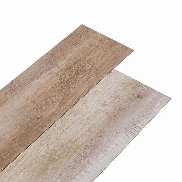 vidaXL Samolepicí PVC podlahová prkna Washed dřevo 30,5 x 61 cm 28 ks