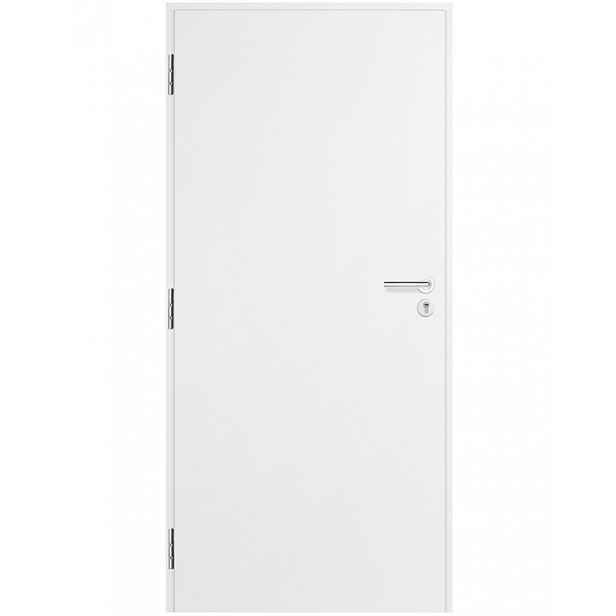 Protipožární dveře EI EW 30 DP3 - Bílý ST CPL (Odolný Laminát), Sněhobílá, Bílý Premium