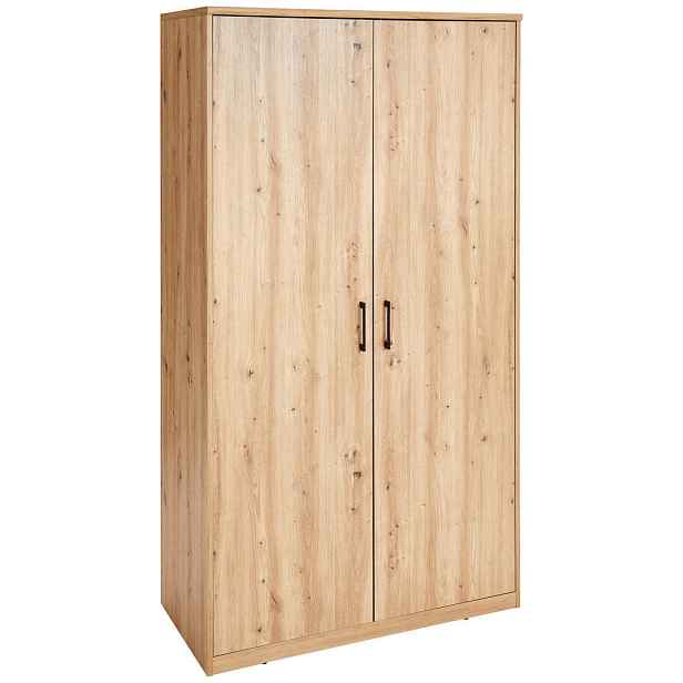 Xora ŠATNÍ SKŘÍŇ S OTOČNÝMI DVEŘMI, dub artisan, 106/194/54 cm