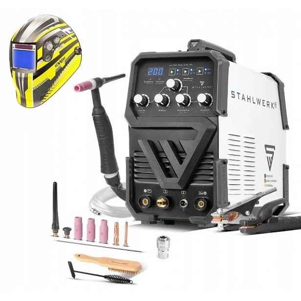 Invertorová Svářečka 2V1 Stahlwerk Tig Ac DC 200 St Mma Hf Hot Start