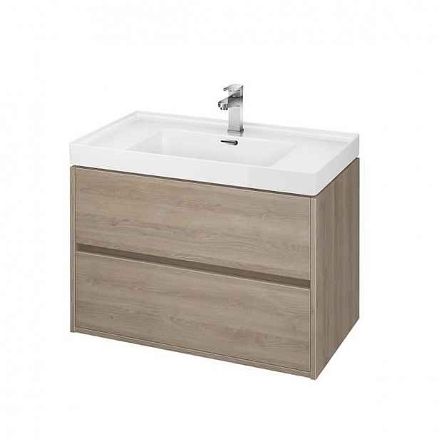 Koupelnová skříňka pod umyvadlo Cersanit CREA 79,4x53,3x45 cm dub mat S924-009