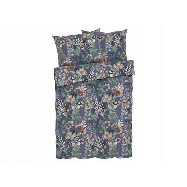 Livarno Sada elegantního povlečení z mikrovlákna 240x220 2x 65x65 květy