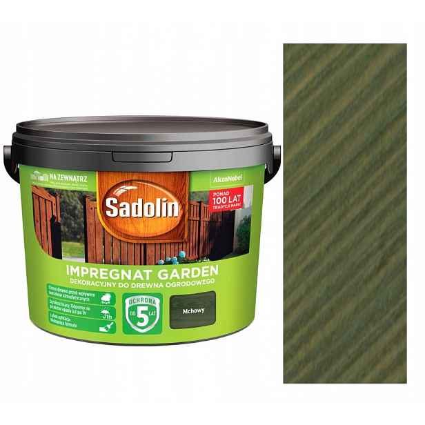 Sadolin Garden Impregnát Na Zahradní Dřevo 9 L Mechový