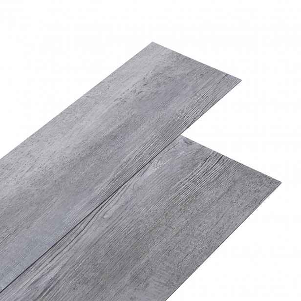 vidaXL Samolepicí PVC podlahová prkna Matná dřevěná šedá 30,5 x 61 cm