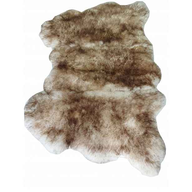 Kožešinový koberec Muflon 140 x 110 cm, sešité přírodní jehněčí kůže
