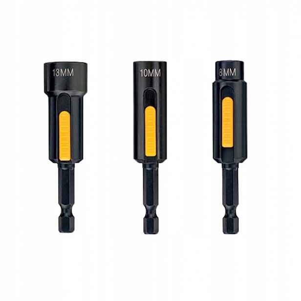 Nárazové nástavce DeWALT DT7460 1/4 s magnetem 8/10/13 mm Extreme Impact 3ks