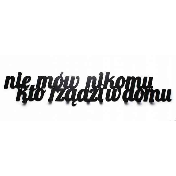 decolicious-pl věšák na zeď Neříkej Nikomu