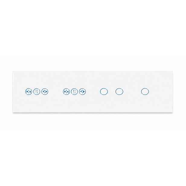 Dotykový Panel 2x Ovladač Rolet 2xSPÍNAČ Světla Wifi Pro Tuya