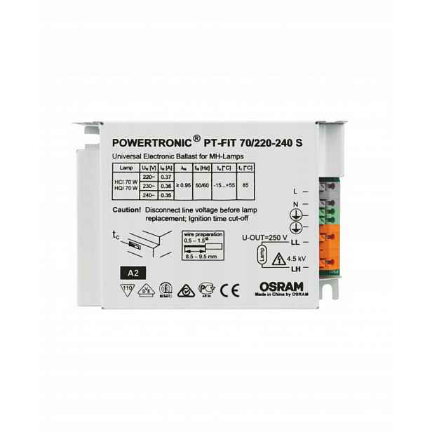 Elektronický předřadník Osram Pt-fit 70/220-240 bílý powertronic PTi 70W