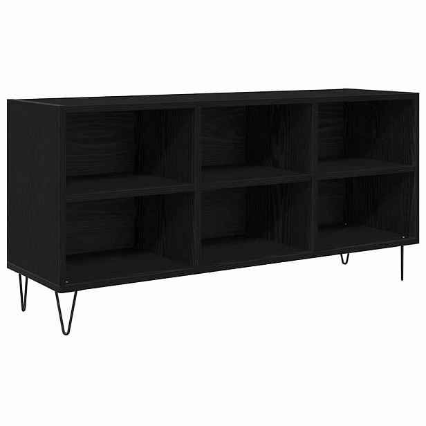 vidaXL Televizní skříň 103,5 x 30 x 50 cm Černý dub Kompozitní dřevo