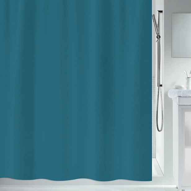 Spirella sprchový závěs Primo, petrolejově modrý, 180 x 200 cm, polyester